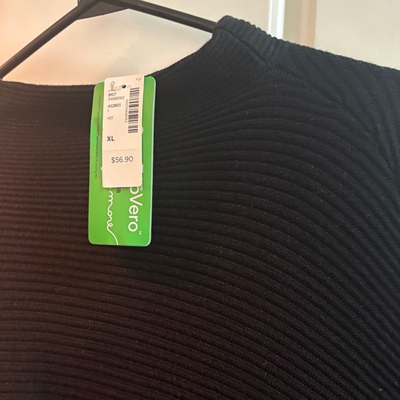 Black Ribbed Sweater - Picture 2 of 4